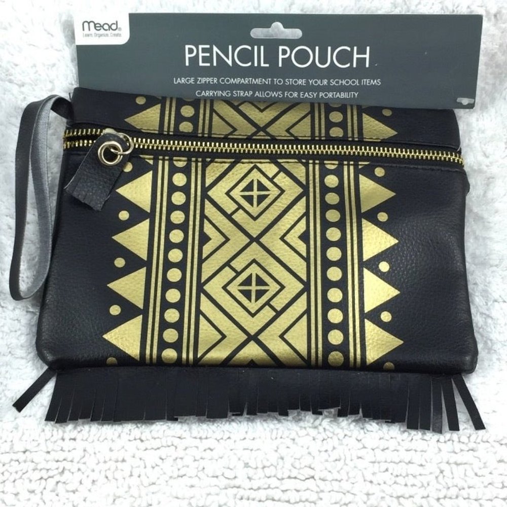 Mead Tribal Print Pencil Accessory Pouch